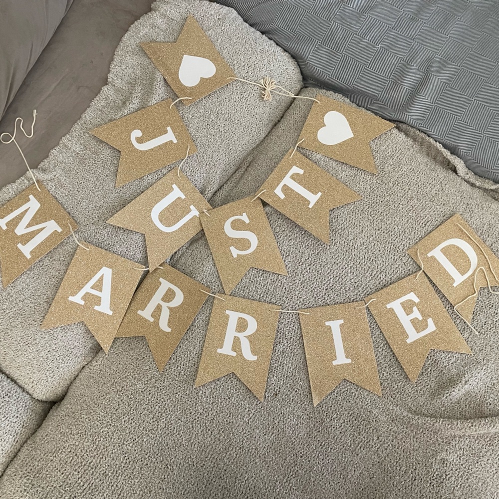Just Married Banner